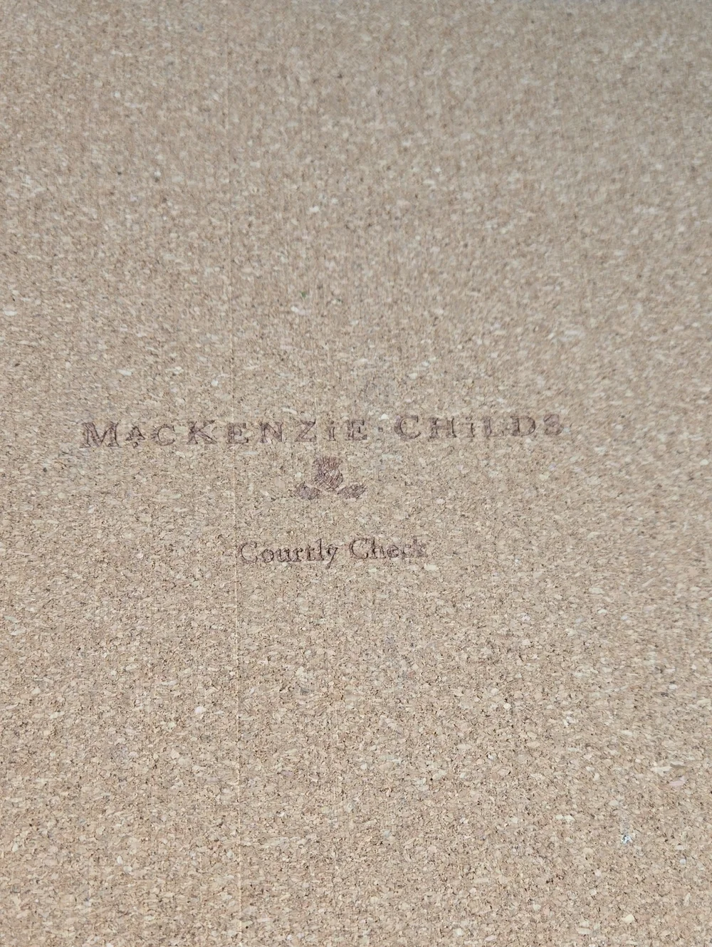 MacKenzie-Childs Courtly Check Cork-Back Placemats - Set of 4